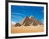 Pyramids, Giza, Cairo, Egypt-Miva Stock-Framed Photographic Print