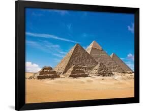 Pyramids, Giza, Cairo, Egypt-Miva Stock-Framed Photographic Print