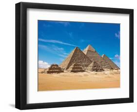 Pyramids, Giza, Cairo, Egypt-Miva Stock-Framed Photographic Print