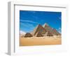 Pyramids, Giza, Cairo, Egypt-Miva Stock-Framed Photographic Print