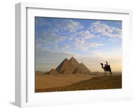 Pyramids, Giza, Egypt-Steve Vidler-Framed Photographic Print