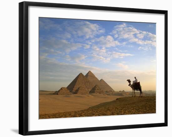 Pyramids, Giza, Egypt-Steve Vidler-Framed Photographic Print