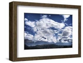 Pyramids Mountains and Clouds-Nish Nalbandian-Framed Art Print