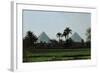 Pyramids of Cheops and Chefren, Old Kingdom, 26th BCE-null-Framed Giclee Print