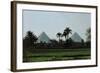 Pyramids of Cheops and Chefren, Old Kingdom, 26th BCE-null-Framed Giclee Print