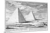 Pyramids of Egypt, Plate 4, Entwurf Einer Historischen Architektur, Engraved by J.A. Delsenbach-Johann Bernhard Fischer Von Erlach-Mounted Giclee Print