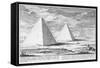 Pyramids of Egypt, Plate 4, Entwurf Einer Historischen Architektur, Engraved by J.A. Delsenbach-Johann Bernhard Fischer Von Erlach-Framed Stretched Canvas