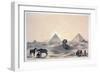 Pyramids of Giza, 1843-Augustus Butler-Framed Giclee Print