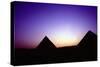 Pyramids of Giza, Egypt, at Sunset, C26th Century Bc-null-Stretched Canvas