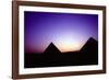 Pyramids of Giza, Egypt, at Sunset, C26th Century Bc-null-Framed Photographic Print