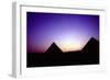 Pyramids of Giza, Egypt, at Sunset, C26th Century Bc-null-Framed Photographic Print