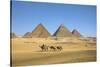 Pyramids of Giza, Giza, Cairo, Egypt-Jon Arnold-Stretched Canvas