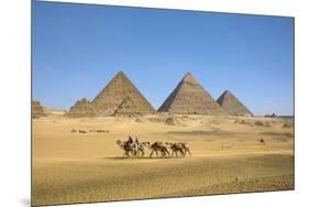 Pyramids of Giza, Giza, Cairo, Egypt-Jon Arnold-Mounted Photographic Print