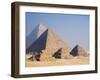 Pyramids of Giza, Giza, UNESCO World Heritage Site, Near Cairo, Egypt, North Africa, Africa-Schlenker Jochen-Framed Photographic Print