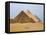 Pyramids of Giza, Giza, UNESCO World Heritage Site, Near Cairo, Egypt, North Africa, Africa-Schlenker Jochen-Framed Stretched Canvas