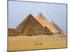 Pyramids of Giza, Giza, UNESCO World Heritage Site, Near Cairo, Egypt, North Africa, Africa-Schlenker Jochen-Mounted Photographic Print