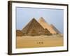 Pyramids of Giza, Giza, UNESCO World Heritage Site, Near Cairo, Egypt, North Africa, Africa-Schlenker Jochen-Framed Photographic Print