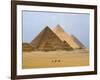 Pyramids of Giza, Giza, UNESCO World Heritage Site, Near Cairo, Egypt, North Africa, Africa-Schlenker Jochen-Framed Photographic Print