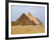 Pyramids of Giza, Giza, UNESCO World Heritage Site, Near Cairo, Egypt, North Africa, Africa-Schlenker Jochen-Framed Photographic Print