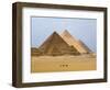 Pyramids of Giza, Giza, UNESCO World Heritage Site, Near Cairo, Egypt, North Africa, Africa-Schlenker Jochen-Framed Photographic Print