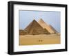 Pyramids of Giza, Giza, UNESCO World Heritage Site, Near Cairo, Egypt, North Africa, Africa-Schlenker Jochen-Framed Photographic Print