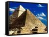 Pyramids of Giza-Larry Lee-Framed Stretched Canvas