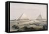 Pyramids of Giza-David Roberts-Framed Stretched Canvas