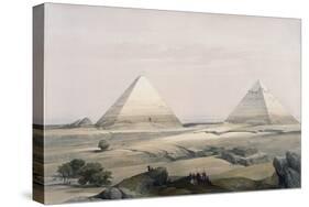 Pyramids of Giza-David Roberts-Stretched Canvas