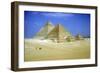 Pyramids of Khafre and Mycerinus and Three Pyramids of His Queens, Giza, Egypt, C2600-C2500 Bc-CM Dixon-Framed Photographic Print