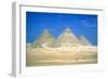 Pyramids of Khafre and Mycerinus, Giza, Egypt, 4th Dynasty, C26th Century Bc-CM Dixon-Framed Photographic Print