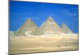 Pyramids of Khafre and Mycerinus, Giza, Egypt, 4th Dynasty, C26th Century Bc-CM Dixon-Mounted Photographic Print