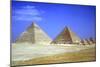 Pyramids of Khafre, Mycerinus and Three Pyramids of His Queens, 4th Dynasty, Giza, C2600-C2500 Bc-CM Dixon-Mounted Photographic Print