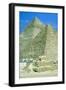 Pyramids of Khafre on Left and of Mycerinus on Right, Giza, Egypt, C26th Century Bc-CM Dixon-Framed Photographic Print