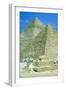 Pyramids of Khafre on Left and of Mycerinus on Right, Giza, Egypt, C26th Century Bc-CM Dixon-Framed Photographic Print