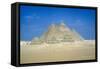 Pyramids of Khufu, Khafre and Mycerinus, Giza, Egypt, C26th Century Bc-CM Dixon-Framed Stretched Canvas