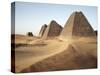 Pyramids of Meroe, Sudan's Most Popular Tourist Attraction, Bagrawiyah, Sudan, Africa-Mcconnell Andrew-Stretched Canvas