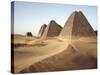 Pyramids of Meroe, Sudan's Most Popular Tourist Attraction, Bagrawiyah, Sudan, Africa-Mcconnell Andrew-Stretched Canvas