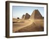 Pyramids of Meroe, Sudan's Most Popular Tourist Attraction, Bagrawiyah, Sudan, Africa-Mcconnell Andrew-Framed Premium Photographic Print