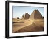 Pyramids of Meroe, Sudan's Most Popular Tourist Attraction, Bagrawiyah, Sudan, Africa-Mcconnell Andrew-Framed Photographic Print