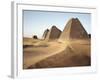 Pyramids of Meroe, Sudan's Most Popular Tourist Attraction, Bagrawiyah, Sudan, Africa-Mcconnell Andrew-Framed Photographic Print