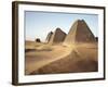 Pyramids of Meroe, Sudan's Most Popular Tourist Attraction, Bagrawiyah, Sudan, Africa-Mcconnell Andrew-Framed Photographic Print