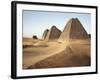 Pyramids of Meroe, Sudan's Most Popular Tourist Attraction, Bagrawiyah, Sudan, Africa-Mcconnell Andrew-Framed Photographic Print