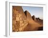 Pyramids of Meroe, Sudan's Most Popular Tourist Attraction, Bagrawiyah, Sudan, Africa-Mcconnell Andrew-Framed Photographic Print