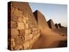 Pyramids of Meroe, Sudan's Most Popular Tourist Attraction, Bagrawiyah, Sudan, Africa-Mcconnell Andrew-Stretched Canvas
