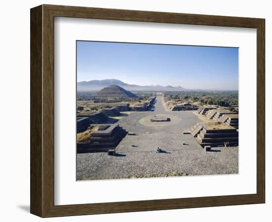Pyramids of San Juan, Teotihuacan, Mexico-Adina Tovy-Framed Photographic Print