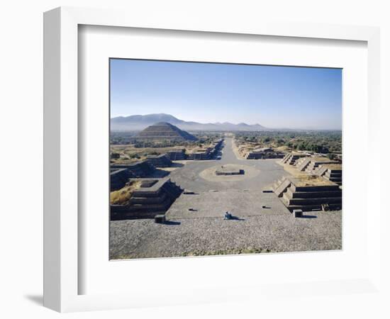 Pyramids of San Juan, Teotihuacan, Mexico-Adina Tovy-Framed Photographic Print