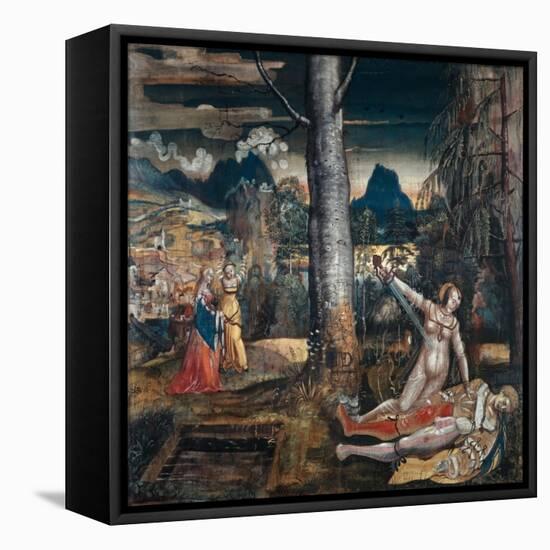 Pyramus and Thisbe, c.1513-14-Niklaus Manuel Deutsch-Framed Stretched Canvas
