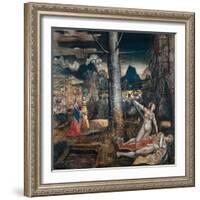 Pyramus and Thisbe, c.1513-14-Niklaus Manuel Deutsch-Framed Giclee Print