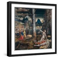 Pyramus and Thisbe, c.1513-14-Niklaus Manuel Deutsch-Framed Giclee Print