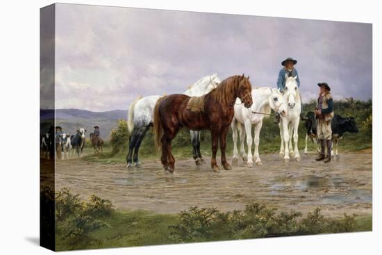 Pyrenees Farmers Market Bound, 1884-Rosa Bonheur-Stretched Canvas